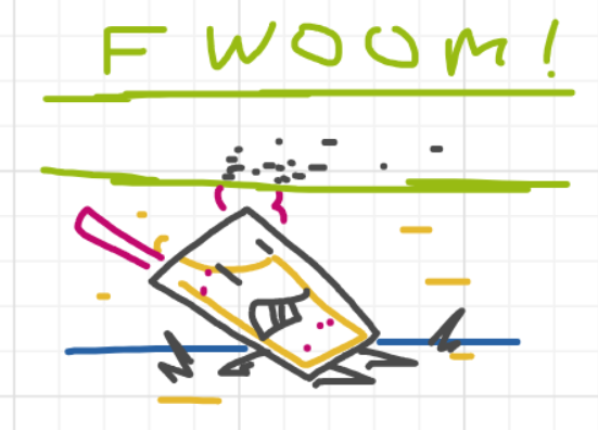 A panel from What's The Point, episode five of the Board Boards object show by Furretwalk/WalkingFurret.